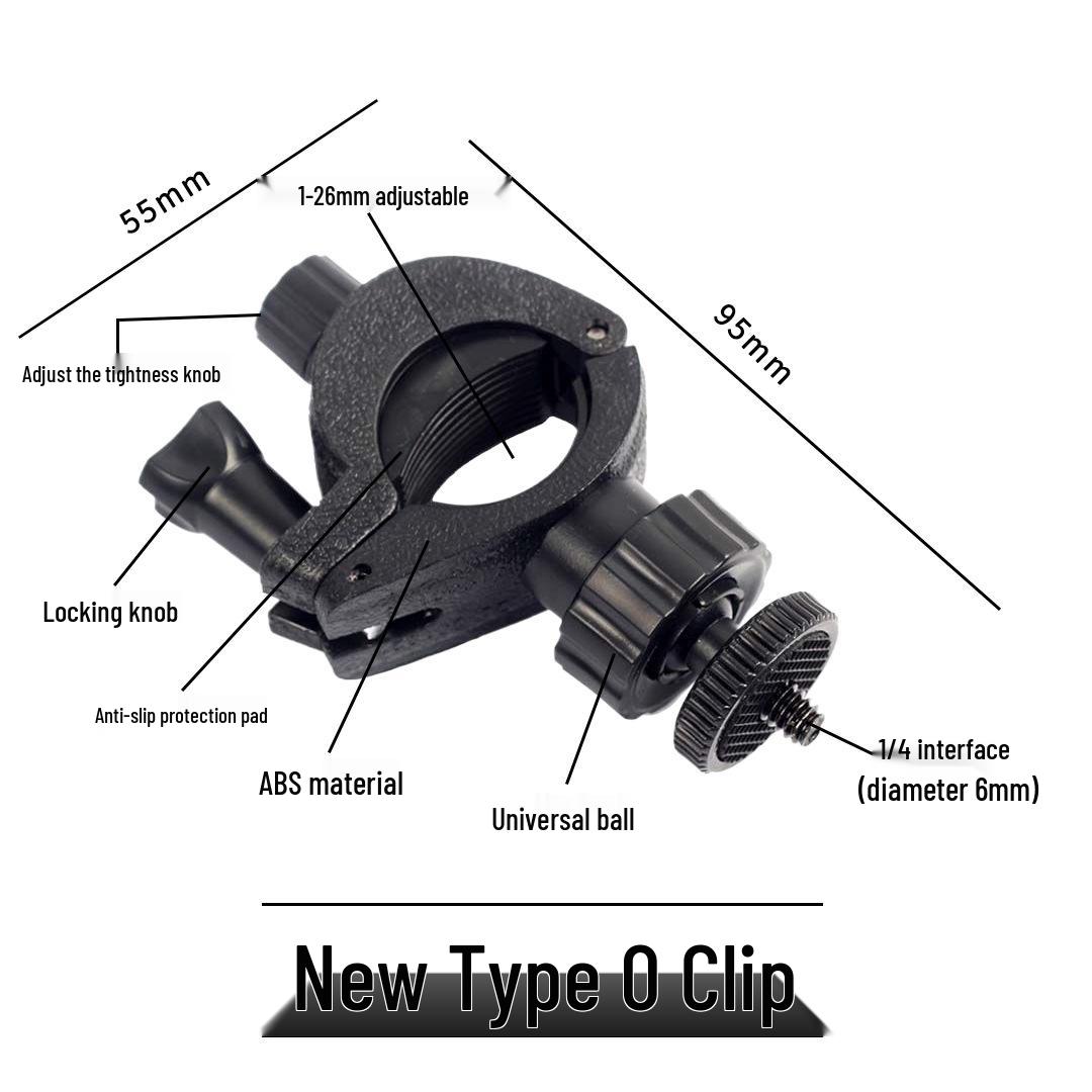 Adjustable Motorcycle Clamp Tripod for Multi-Camera & GoPro Accessories