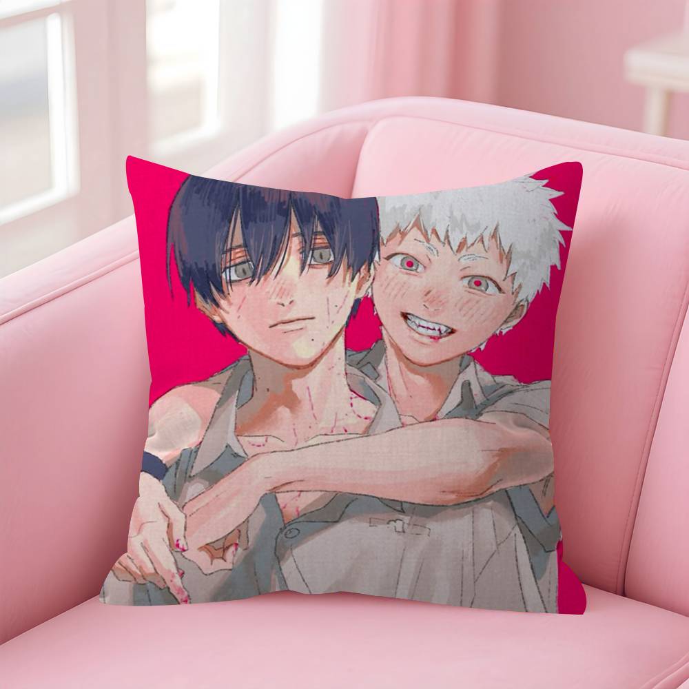 Anime The S-Summer Hikaru Died Pillow Cushion Cover Pillowcase Living Room Sofa Home Decor