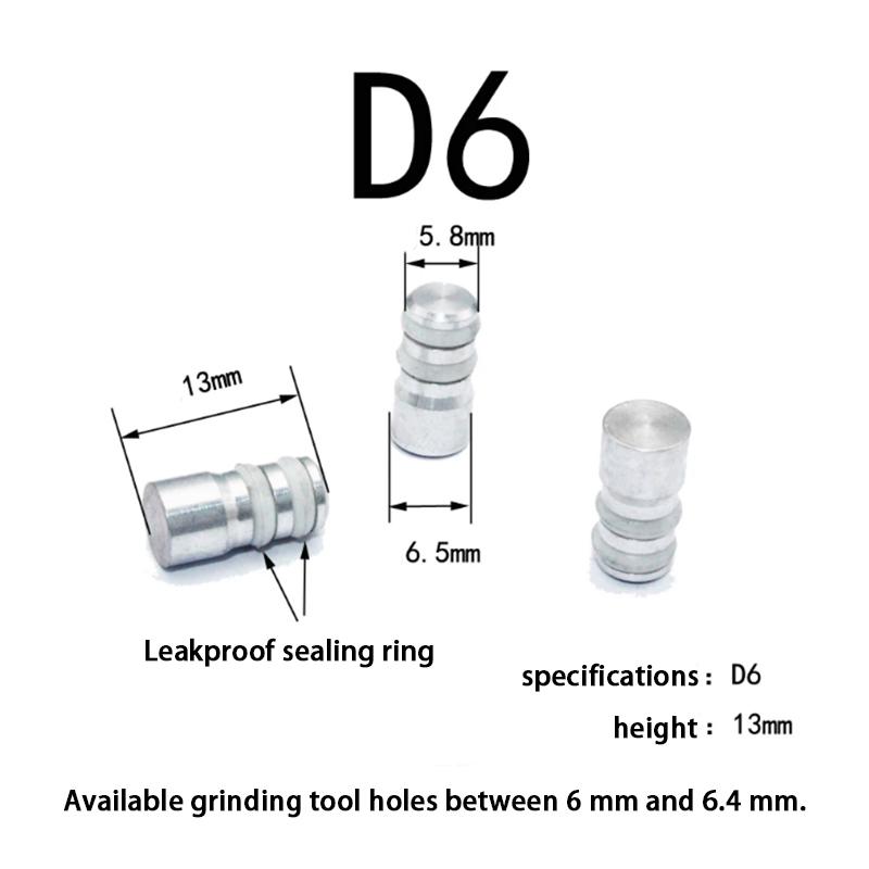 

100pc Die aluminum water stop plug aluminum ring plug water plunger water transport plug pure aluminum nail plug
