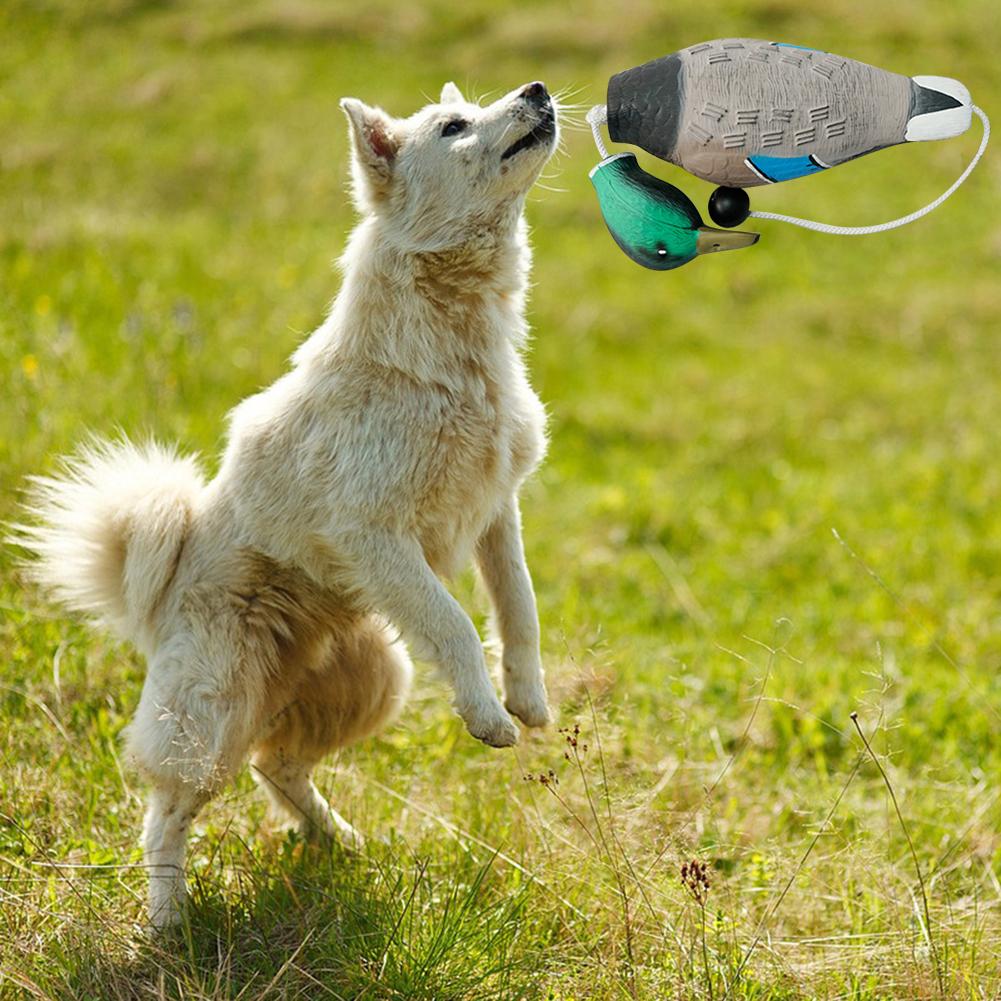 Dead Duck Dummy Bumper Floating Mimics Dead Duck Bumper Dog  Decoy for Outdoor Training Waterfowl Retriever