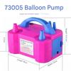 Double Hole Electric Dual-purpose Inflation Pump, Air Cushion Inflator, Portable Birthday Party, Holiday Balloon Accessories