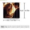 Anime-Themed Shower Curtain Inspired by Warner Bros, Perfect for a Romantic Bathroom Decor on Valentine'S Day, Made of Fabric