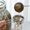 Funil de Aço Inoxidável com Alça Pequeno Funil de Metal Para Encher Garrafas Bebidas Alcoólicas Vinho Óleo Grãos de Café Gadget de Cozinha