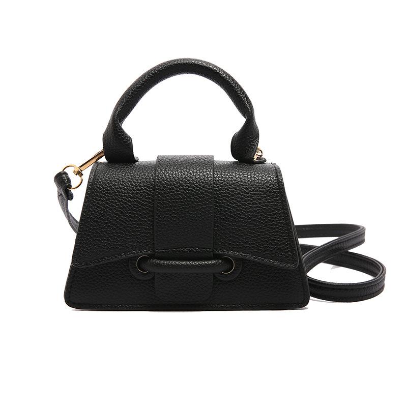 Pure Color Minimalist Handbag Fashionable Single Shoulder Crossbody Bag Women's Faux Leather Square Purse KTB