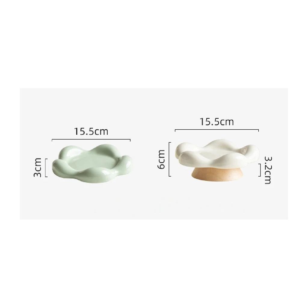 Pet Ceramic Bowl Cervical Spine Protection Cat Bowl Cat Food Snack Bowl Pet Dinner Plate Dog Food Bowl Pet Snack Tray