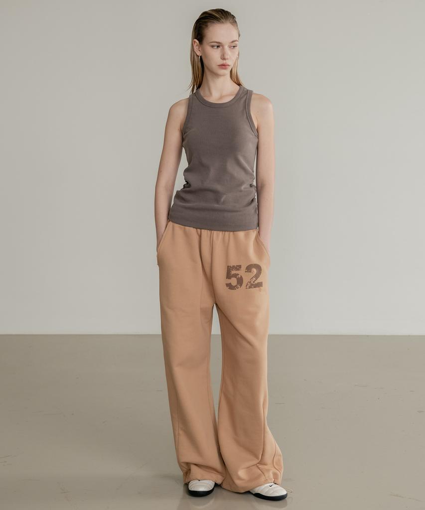 SSIN AND LEE (Uni) Rusty Cotton Sweatpants Beige