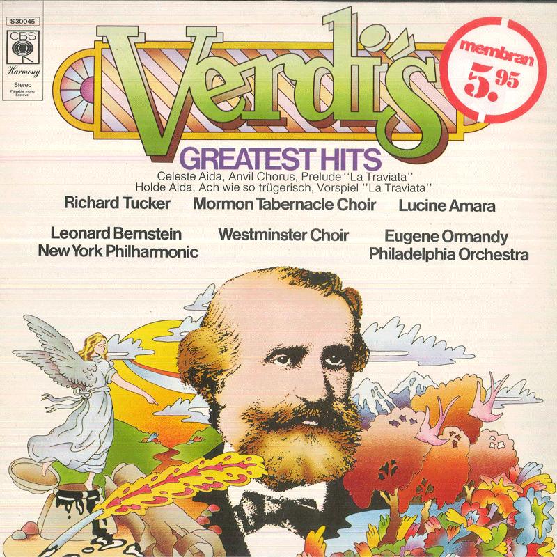 

LP Record VARIOUS Verdis Greatest Hits S30045 CBS Harmony 1974 Netherland Classical Used