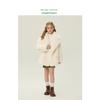 Children's Fur Outwear 2025 Autumn and Winter New Style Girls' Imitation Lamb Wool Little Girl's Fur Outwear Mid-Length Korean Style