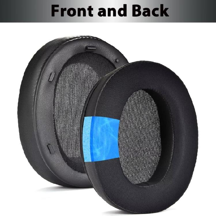 1 Pair Comfortable Ear Cushions Earphone Cover Cooling Gel Earpads For WH-XB910 XB910N Spare Ear Muff Black