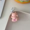 New 3D Piggy Keychain Cute Creative Cute Piggy Series Cartoon Animal Backpack Pendant Couple's Best Friend Gift Accessories