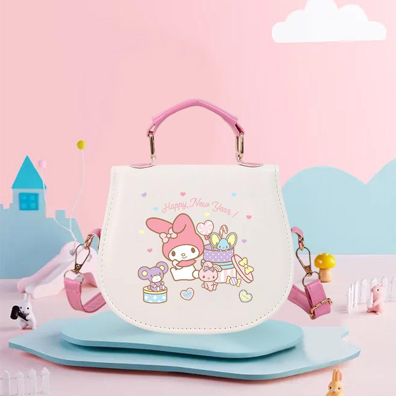 Korean Version of Trendy Cartoon Printing Cute High-value Student Shoulder Bag Women's Portable Handbag