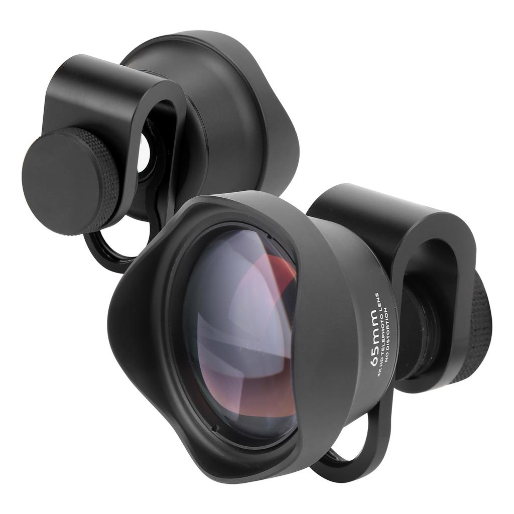 65mm Phone Telephoto Portrait Lens External Aspherical Portrait Lens for Phones IOS Pad