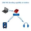 DSD TECH USB to TOSLINK Coaxial SPDIF Audio 96K compatible SH-AU02A Adapter, 24-bit