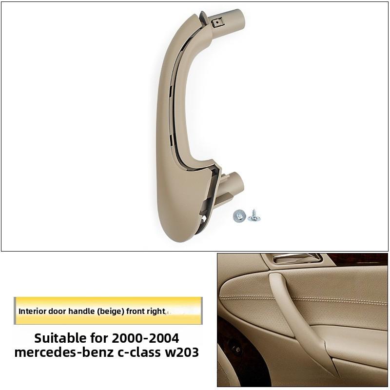 Car Inner Door Handle Trim Pull Grab Panel Handle 2038101551 2038101651 for For Mercedes Benz C-Class W203  2000-2007 Fit 4-Door Sedan Only