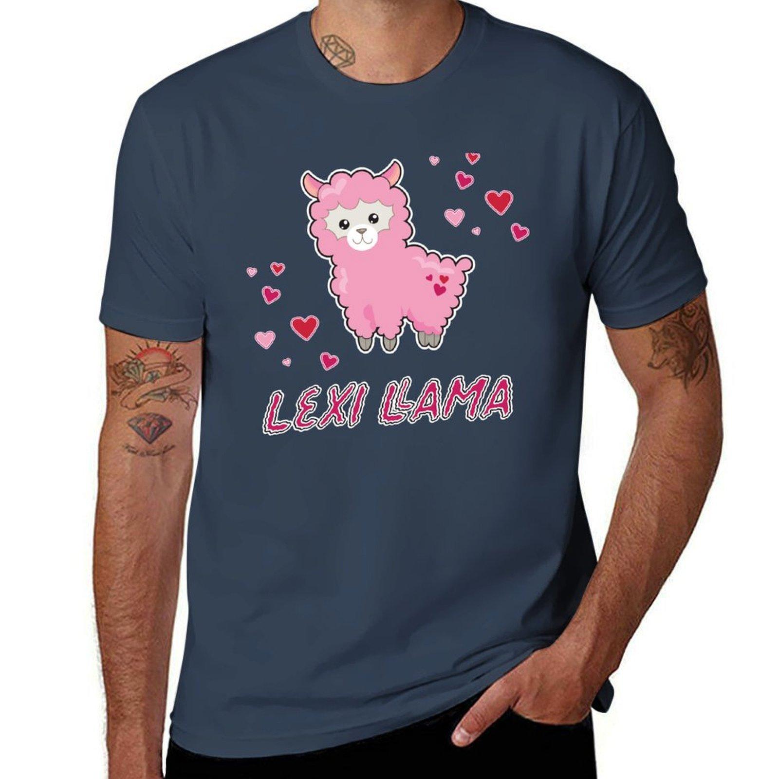 Lexi Llama Hensler Tshirt Streetwear Print Tee Shirt S