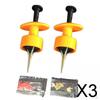 3x Live Bloodworms Lure Clips Bait Clip Fishing Quick Portable Stainless Steel