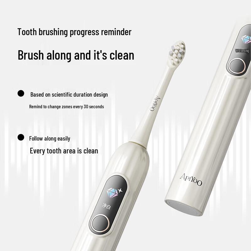 ApiYoo S1 Smart Sonic Electric Toothbrush CN plug (adapter included)