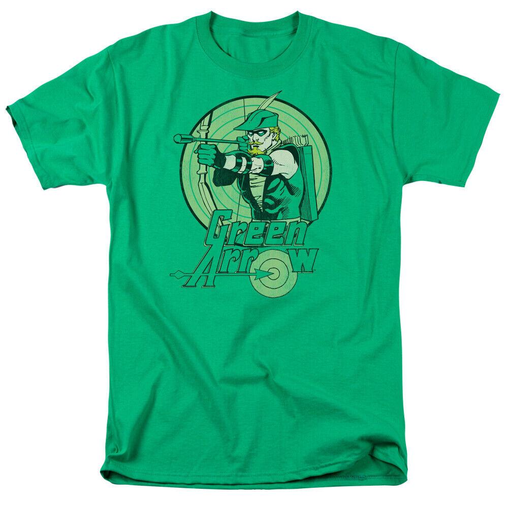 26 Green Arrow Green Arrow T Shirt Mens Licensed DC Comic Tee Kelly Green Unisex T-Shirt XXL