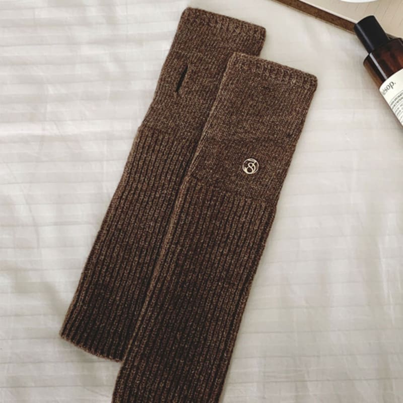 38comeoncommon Cashmere hand warmer (Dark Brown)