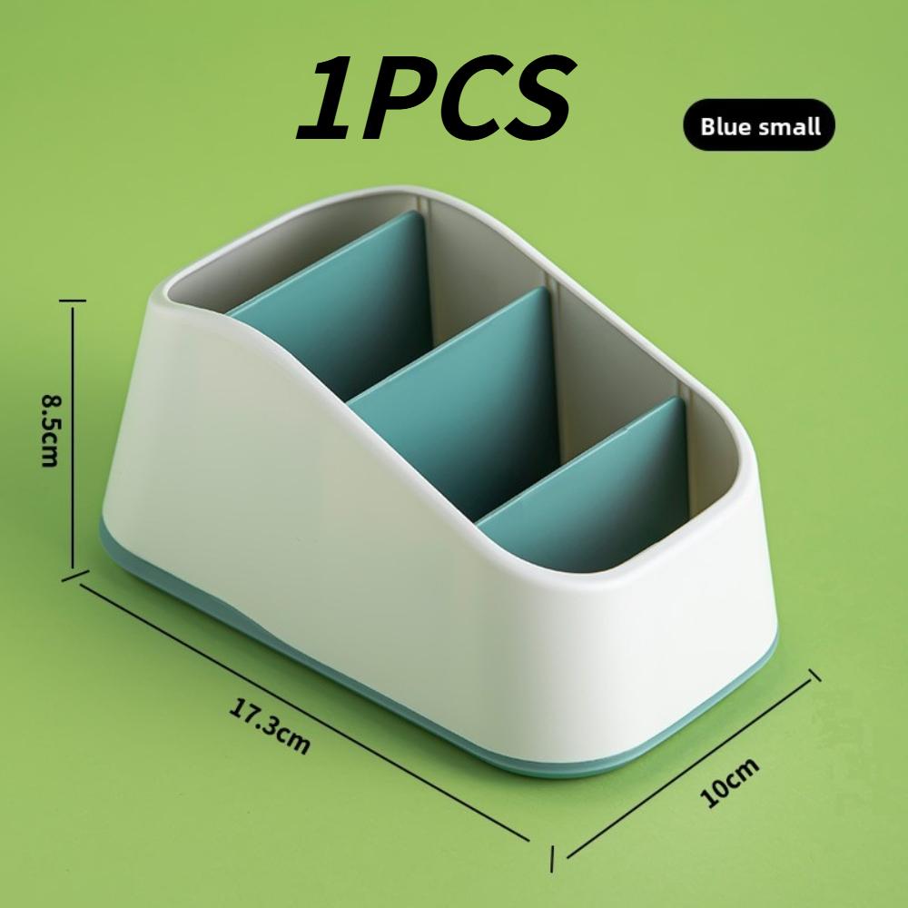 Multifunctional 4 Slot Remote Control Holder Multiple Colors Desktop Storage Box Organizer For TV Remote Stationery Home Hotel