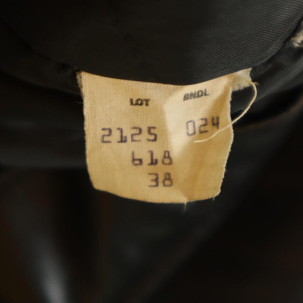 SCHOTT 80s 90s Old USA Made Double Riders Jacket 38 Black Men's Used