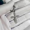 Ins Style Vintage Cross Shaped Dainty Clavicle Necklace