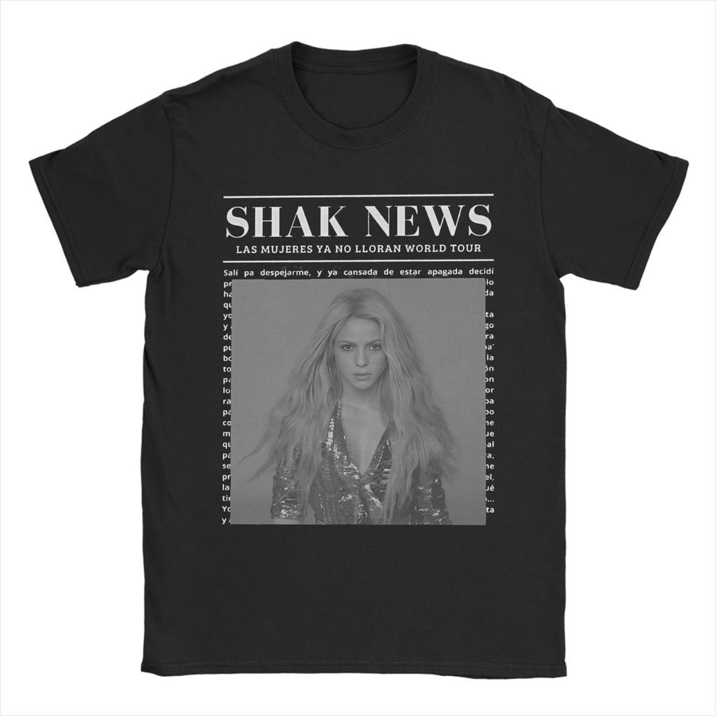 Shakira Albums LAS MUJERES ya no lloran  Tee Shirt for Men Women Graphic Printing T Shirts Tour 2025 Cotton Clothing