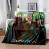 1pc Demon Hunter Girls: Future Fusion blanket Soft and Warm for Sofa Office Camping Travel Livingroom Great Gift for Friends and Family Comfortable