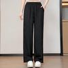 Women's Plus Size Wide Leg Pants, Elastic Waist Casual Trousers (XL-5XL)