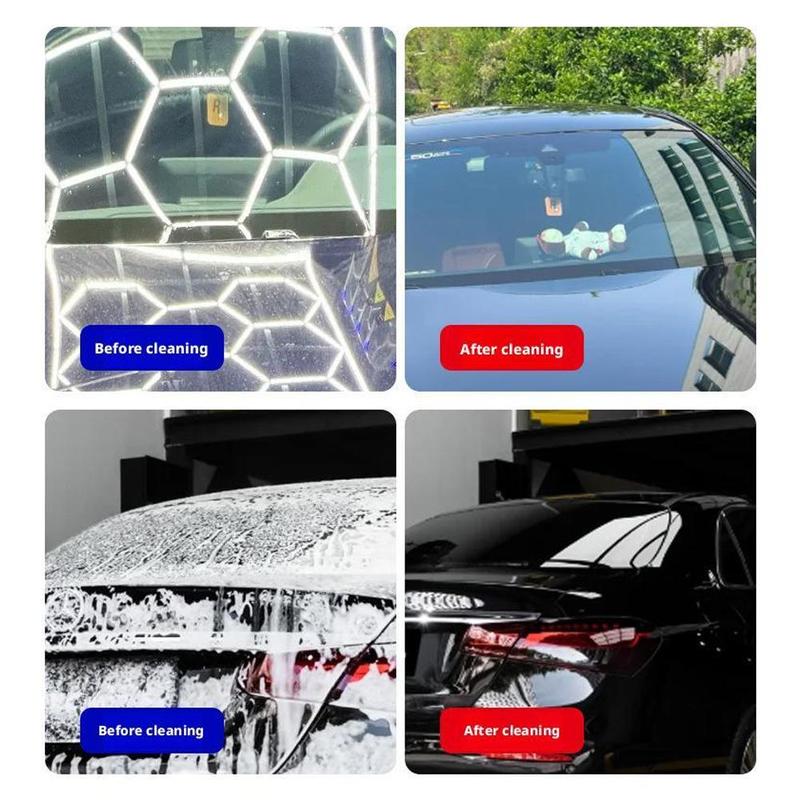 Car Windshield Oil Film Cleaner Glass Polishing Paste, Windshield Stain Remover Auto Glass Cleaning Compound Car Glass Cleaning
