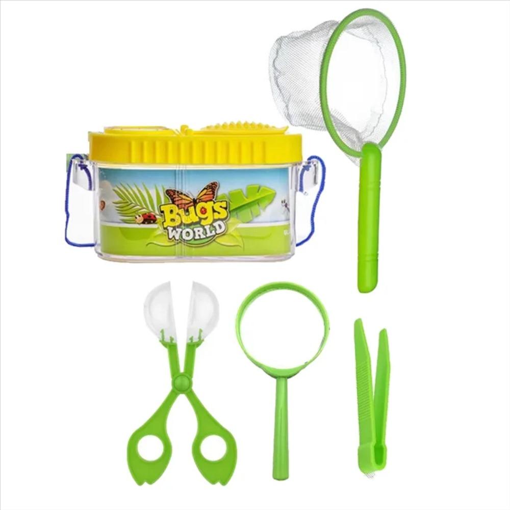 With Magnifying Glass Camping Kit & Bug Catcher Kit Kid Insect Observation Box  for Outdoor