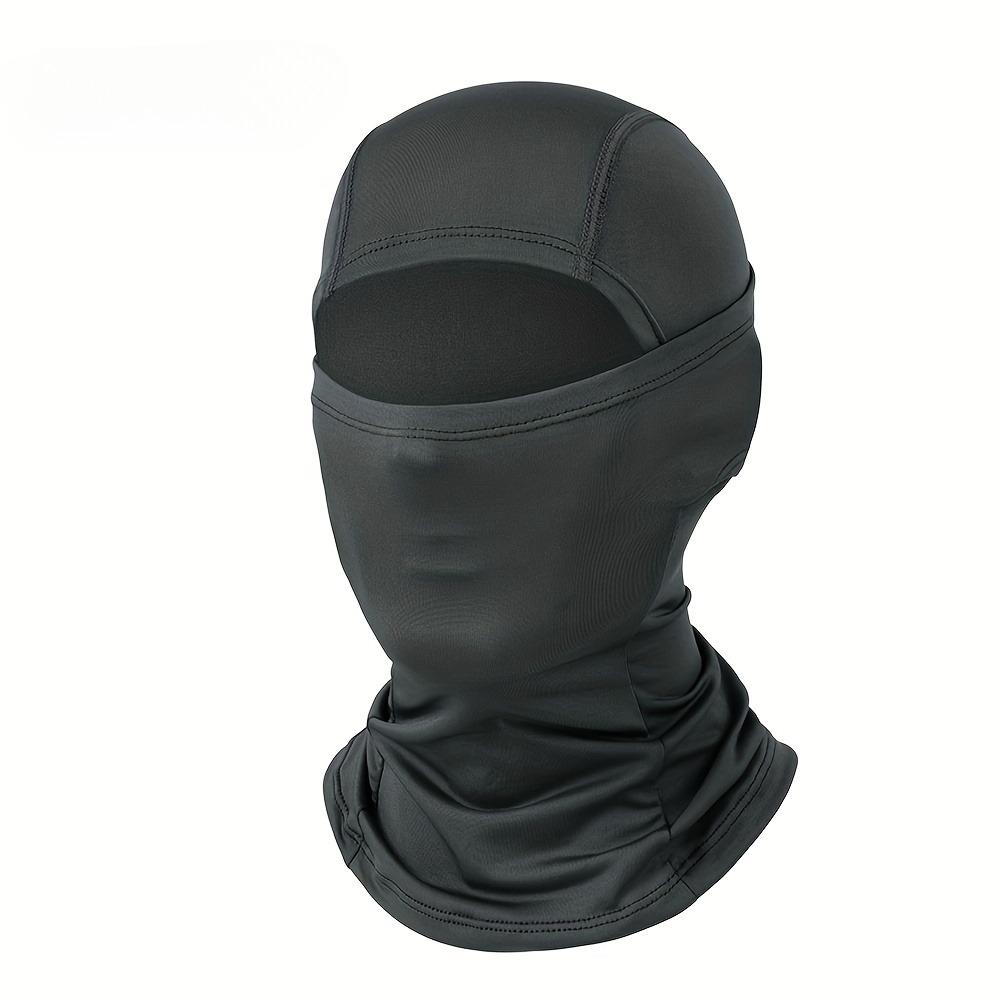 

Four Season Camouflage Hat Full Face Mask, Breathable Sweat Absorbing Quick Dry Head Cover Outdoor Cycling Riding Mask чёрный