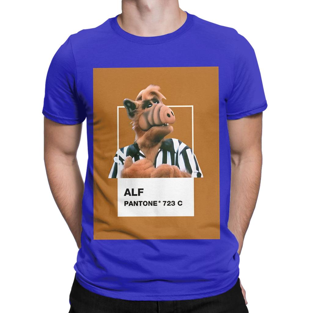 pantone fan art ALF The Animated Series Novelty Graphic 100 Cotton TShirt ALF The Animated Series Tees Tops For Unisex