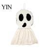 Soft Halloween Plush Toys Ghost Hanging Ornament, Cute Spooky Tabletop Indoor Party Ornaments Figurine, Holiday Atmosphere Props, Funny Supplies Decor