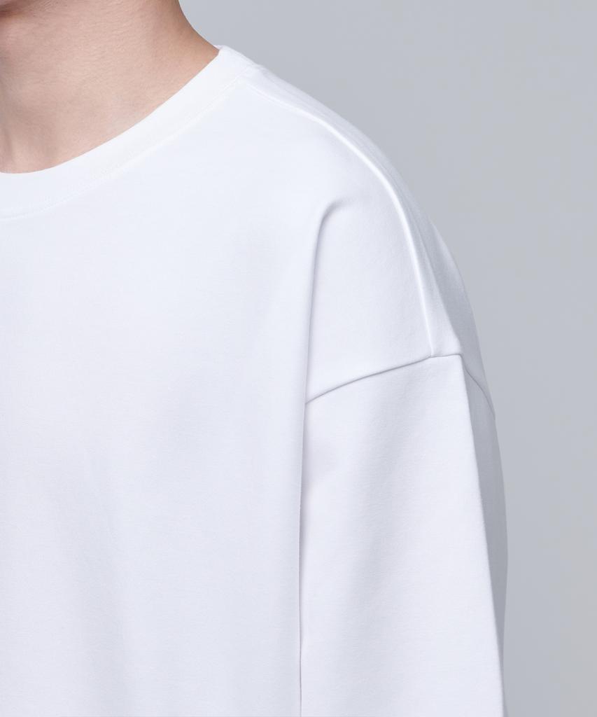 Musinsa Standard Flat Terry Oversized String Sweatshirt [White]
