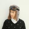 Thermal Winter Hat With Detachable Goggles For Skiing Riding And Outdoor Activity Vintage Style Ear Protection Cold Weather