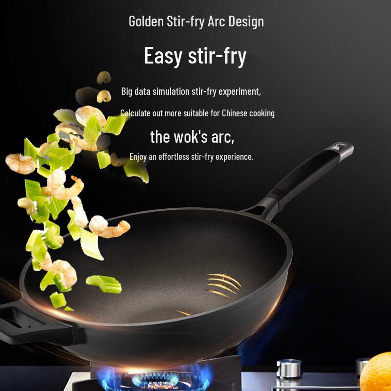 ASD 32cm Diamond Cyclone 6th Gen Non-Stick Wok