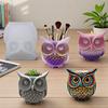 2026 Latest Models Owl Silicone Mold for Resin Candle Holder, DIY Plaster Cement Aroma Cup,Flower Vase Reusable Craft Decor Gift