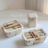 Magnetron Lunchbox Milieuvriendelijk BPA-vrij Tarwestro Bento Box met Eetstokjes Keuken Voedselcontainer Soepblik met Lepel