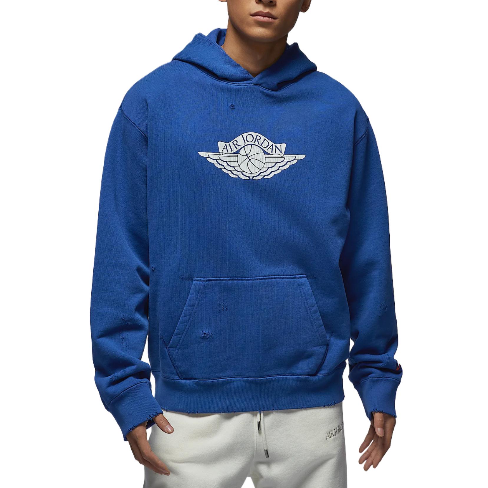 

Jordan Редкая серия Air Толстовка с капюшоном с принтом Удобная мужская толстовка Темно-синий IB3004485 M