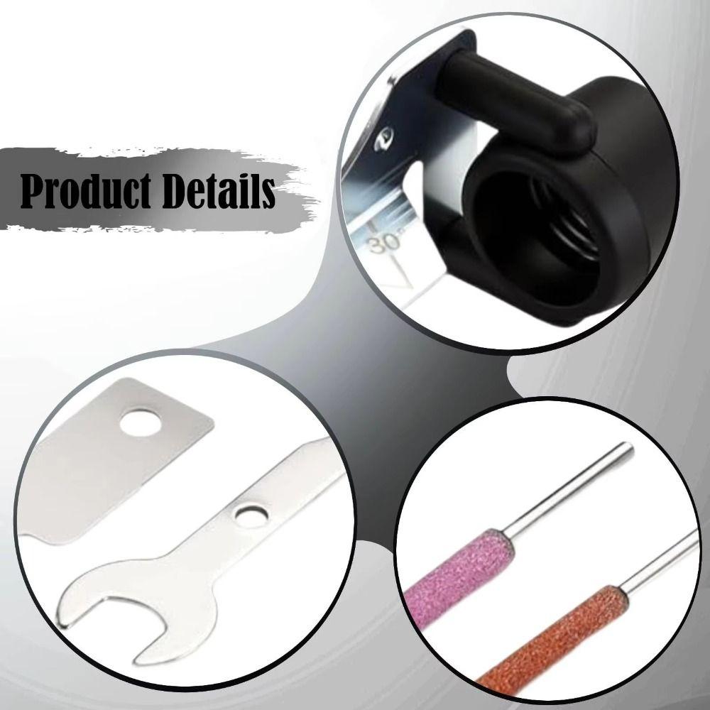 6pcs Metal Accessories Chainsaw Sharpening Attachment Kit Outdoor Gardening