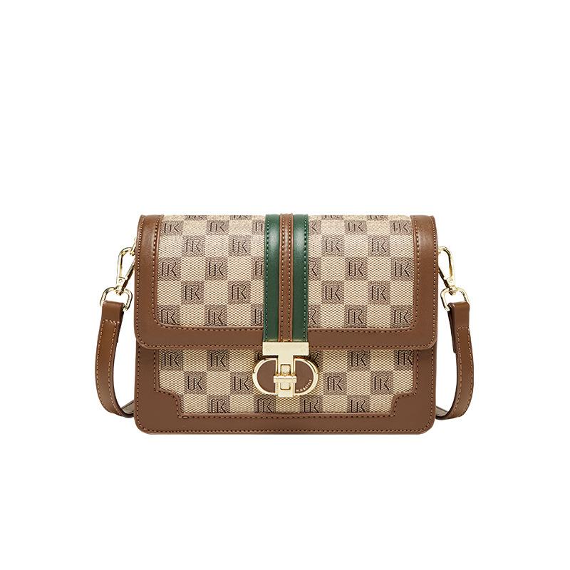 Qiao Lady Bag Women's 2025 New Crossbody Bag for Moms Small Square Bag Single Shoulder Luxury High-end Monogram Women's Bag