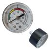 ABS Construction Threaded Connection Pressure Meter For Air Compressor Water Tank&Heating Applications Includes O Rings