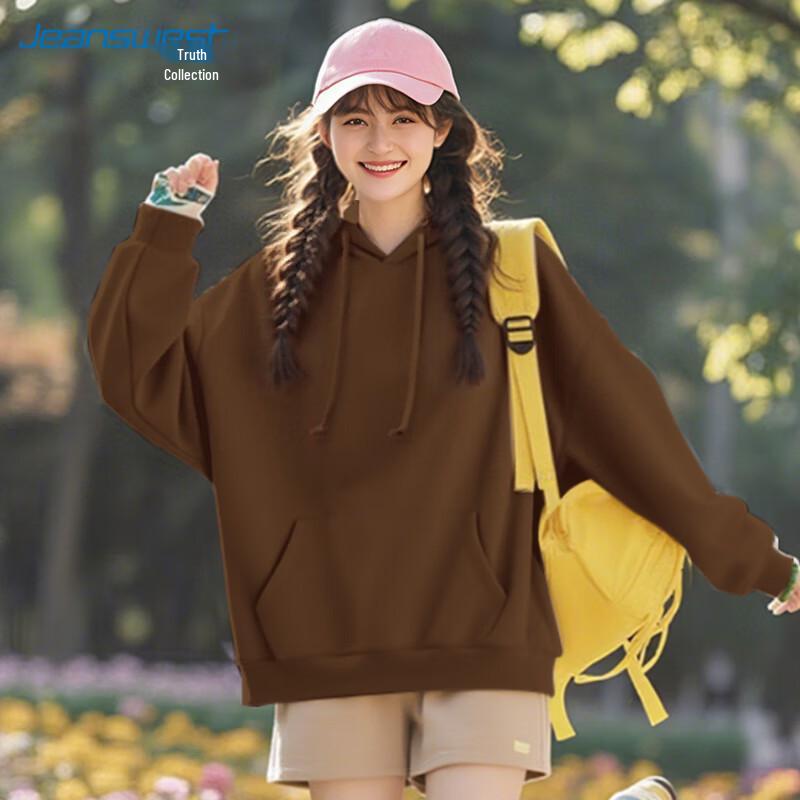 

Jeanswest Women s American Retro Hooded Sweatshirt 2XL