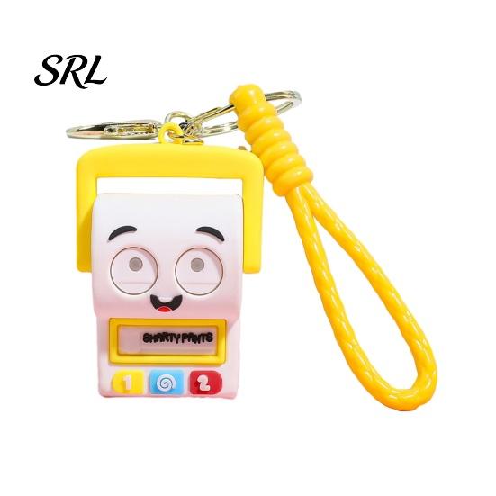 Party Favor Keychain Pendant, Silicone Cartoon Anime Figure Charm Key Holder, Pendant for Children Friends Backpack Decoration Adorable B