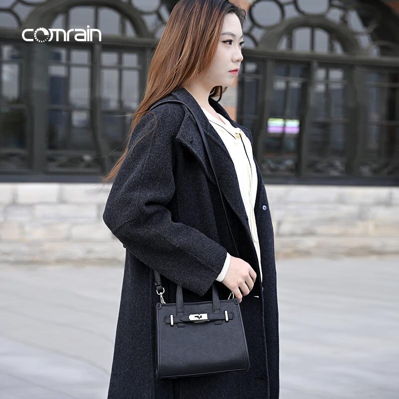 COMRAIN Women's Cowhide Kelly Bag