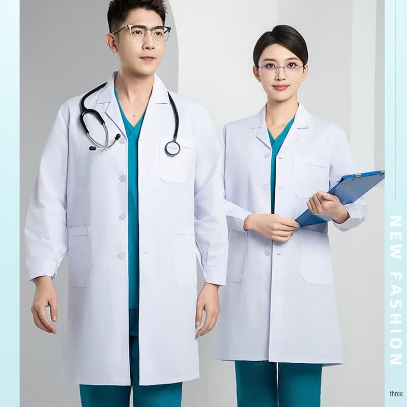 Unisex Long Sleeve Medical Lab Coat 170