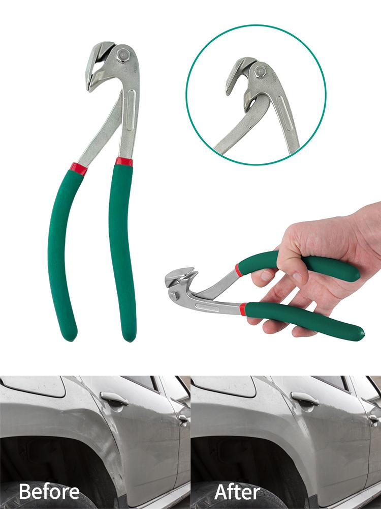 Car Wheel Eyebrow Edge Repair Tools Pliers Auto Body Metal Paintless Dent Repair Tool for Wheel Eyebrow Universal Application