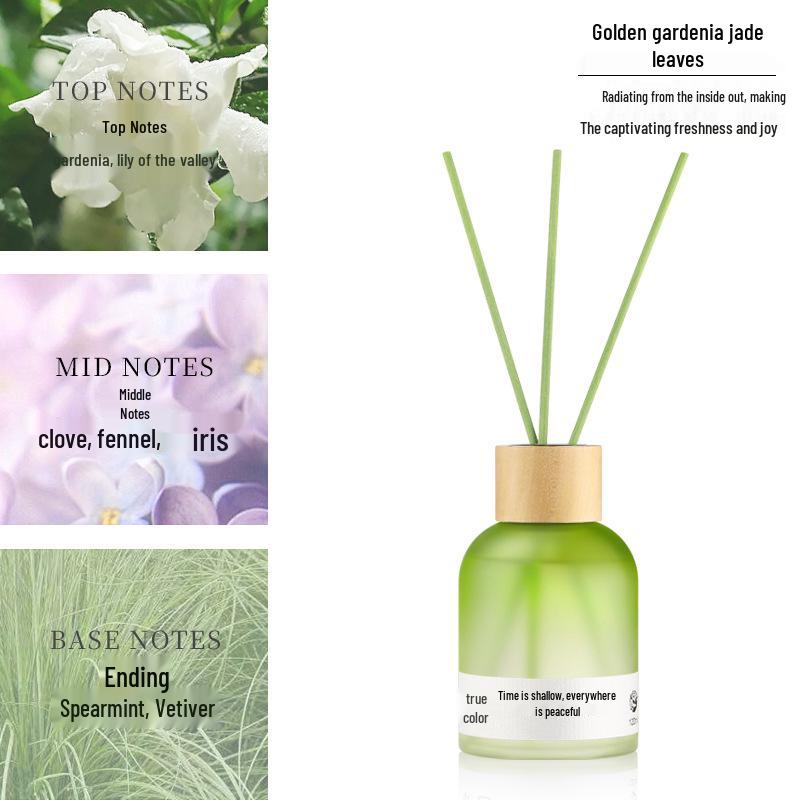 

Беспламенный аромадиффузор с ротанговыми палочками: Стойкий аромат для спальни и ванной