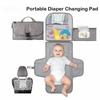 Oxford Cloth Baby Changing Pad Solid Color Stroller Bag Newborn Travel Changing Station  Travel